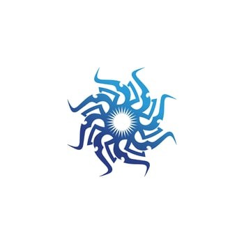 Star shine logo and design vector