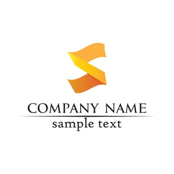 Business corporate letter S logo design vector design