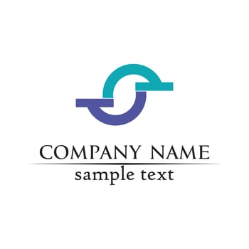 Business corporate letter S logo design vector design