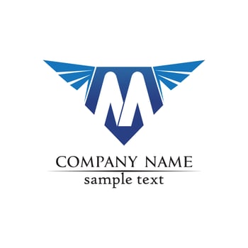 Letter M vector icons such logos