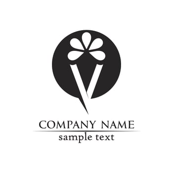 V letters business logo and symbols template vector