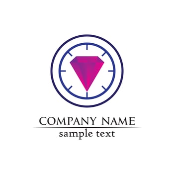 Diamond and Jewel design vector Logo Template symbol