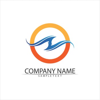 Water drop Logo Template vector
