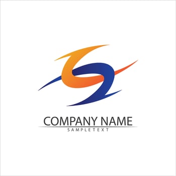 Business corporate S letter logo vector