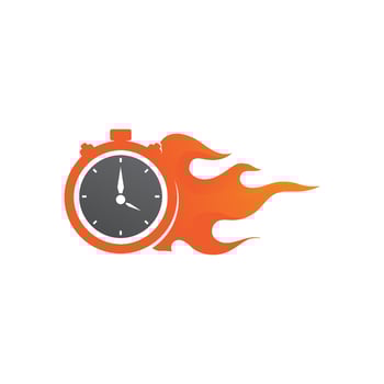 Faster Logo Template vector icon