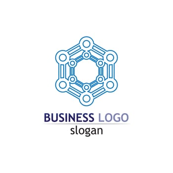 Logo type vector design business, company, identity, style icon logo creative