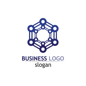Logo type vector design business, company, identity, style icon logo creative