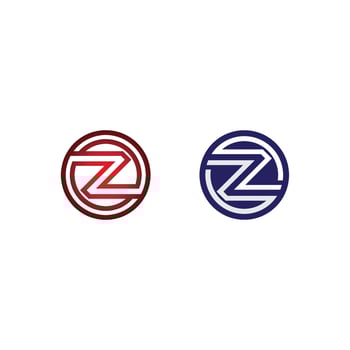 Z letter and font Z logo design vector identity illustration