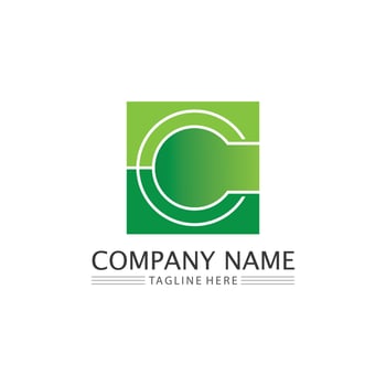 C Letter Logo Template vector