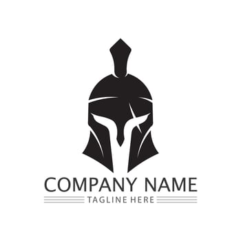 spartan logo icon designs vector