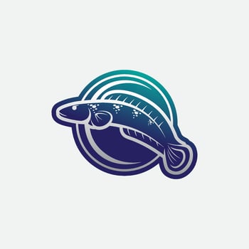 Channa Snakehead fish, Predator Fish, animal underwater design and illustration vector