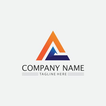A Letter icon Template vector