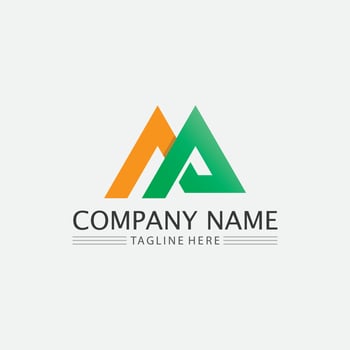 A Letter icon Template vector