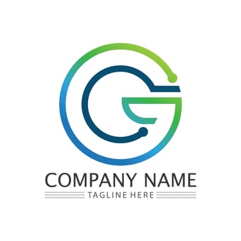 G Letter vector illustration icon