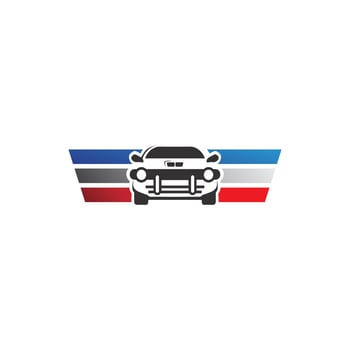 Car icons and vector logo automobiles for travel truck bus and other transport vector signs design illustration