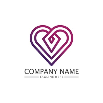 Beauty Love Vector illustration design