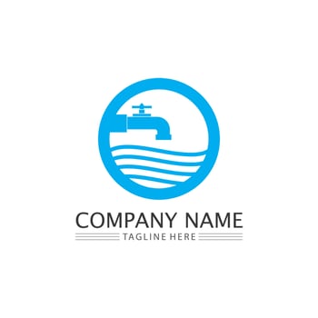 Water drop Logo Template vector