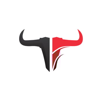 Bull buffalo head cow animal  mascot logo design vector for sport horn buffalo animal mammals head logo wild matador