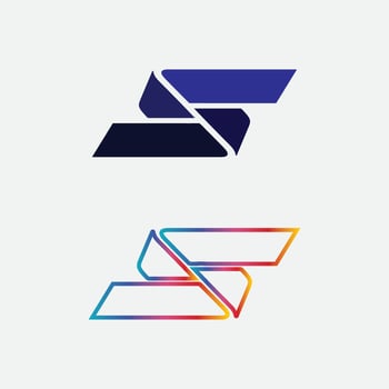 Business corporate S letter logo vector
