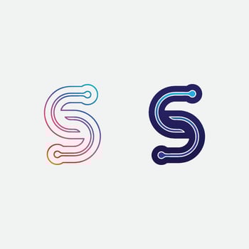 Business corporate S letter logo vector