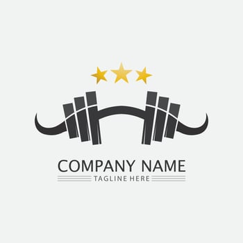 Fitness Logo Design vector illustrationicon
