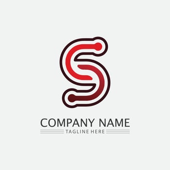 Business corporate S letter logo vector