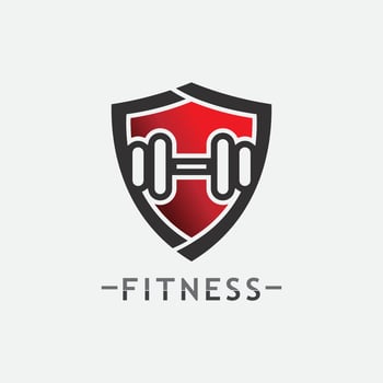 Fitness Logo Design vector illustrationicon