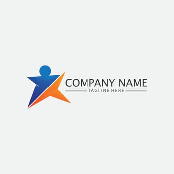 People logo, Team, Succes people work, Group and Community, Group Company and Business logo vector and design Care, Family icon Succes logo