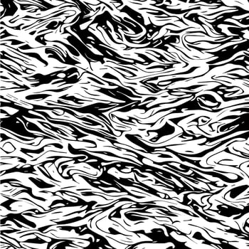Black and white abstract ink puddle pattern. Fabric patterns for the fashion industry vector