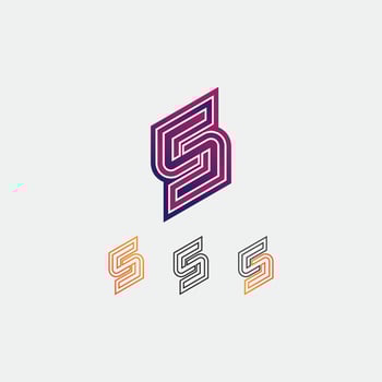 Business corporate S letter logo vector