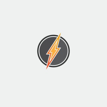 flash electric Vector lightning icon logo and symbols