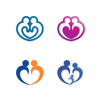 People logo, Team, Succes people work, Group and Community, Group Company and Business logo vector and design Care, Family icon Succes logo