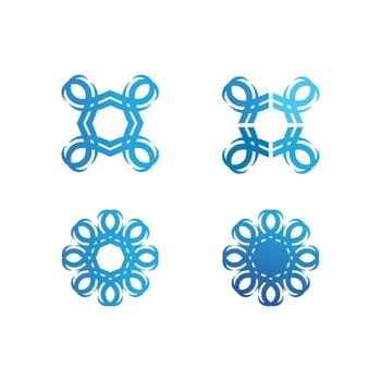 Water wave icon vector
