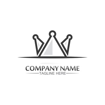 Crown Logo Template vector icon