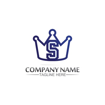 Crown Logo Template vector icon