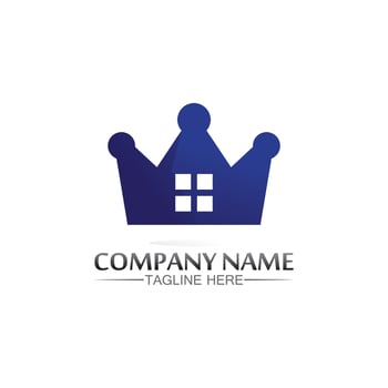 Crown Logo Template vector icon