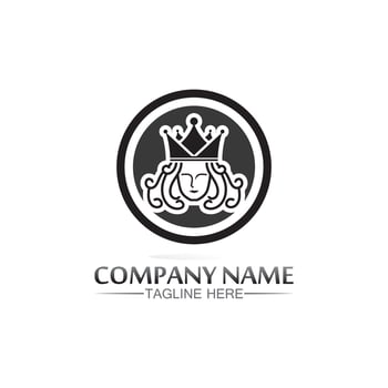 Crown Logo Template vector icon