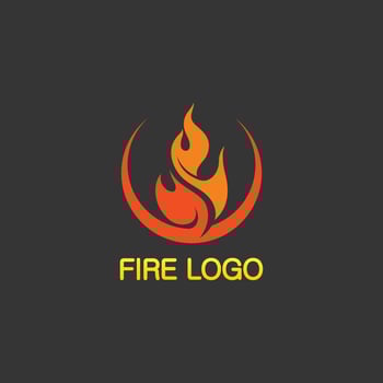fire logo and icon, hot flaming element Vector flame illustration design energy, warm, warning, cooking sign, logo, icon, light, power heat