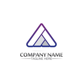 Arrow logo  design vector for music, media, play, digital audio and speed, finance, business template logo
