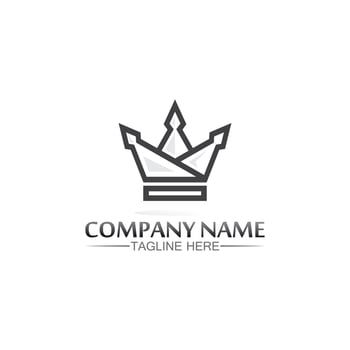 Crown Logo Template vector icon