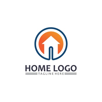 Home and house logo design vetor, logo , architecture and building, design property , stay at home estate Business logo, Construction Graphic, icon home logo vector