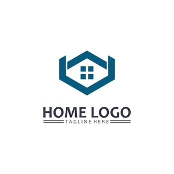 Home and house logo design vetor, logo , architecture and building, design property , stay at home estate Business logo, Construction Graphic, icon home logo vector