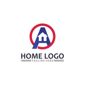 Home and house logo design vetor, logo , architecture and building, design property , stay at home estate Business logo, Construction Graphic, icon home logo vector