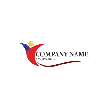 People logo, Team, Succes people work, Group and Community, Group Company and Business logo vector and design Care, Family icon Succes logo