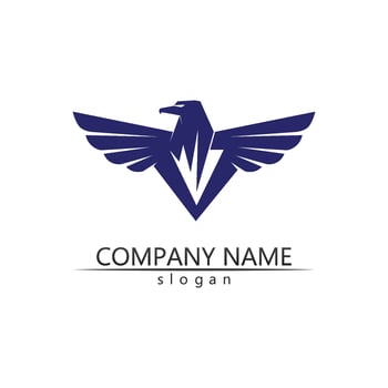 Black wing logo symbol for a professional designer vector