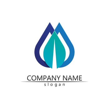 Water drop Logo Template vector