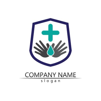 Hand sanitizer bottle icon isolated on white background  Disinfection concept  Washing gel Alcohol bottle for hygiene Vector Illustration