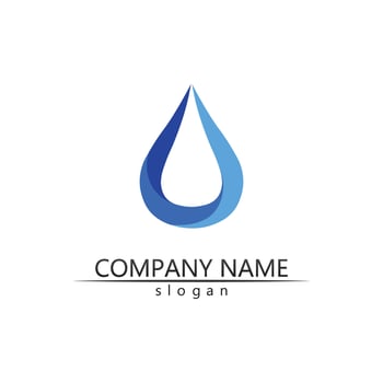 Water drop Logo Template vector