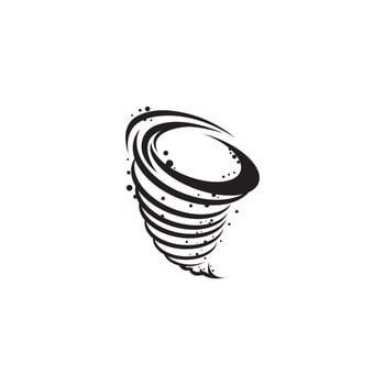 Tornado symbol vector illustration