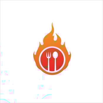 Red hot natural chili icon vector Illustration